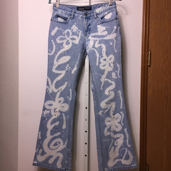 Stephen Hardy Denim - Steven Hardy Squeeze Rhinestones Flare Jeans